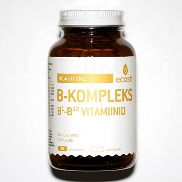 Bioaktiivne B vitamiini kompleks kapslid