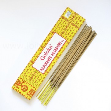 Goloka Nag champa Agarbathi lõhnapirrud kollane pk / Goloka Nag champa Agarbathi Incense