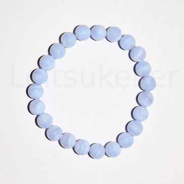 Kaltsedon käevõru 8mm kuulid