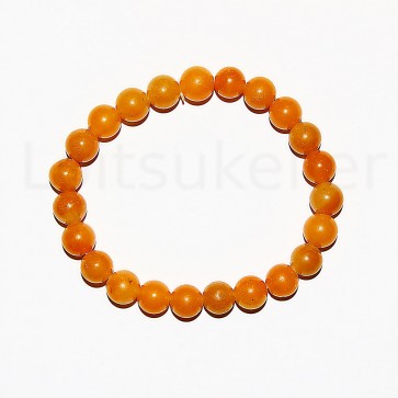 Aventuriin oranž käevõru 8mm kuulid