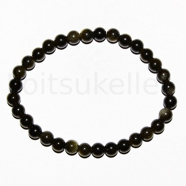 Obsidiaan käevõru 6mm