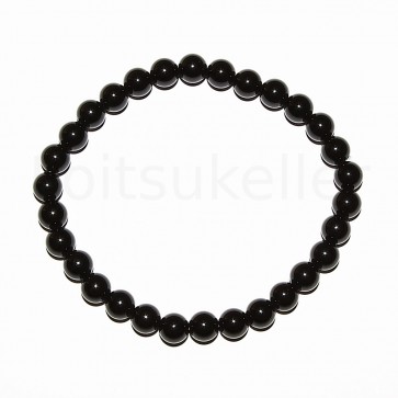 Must turmaliin käevõru 6mm