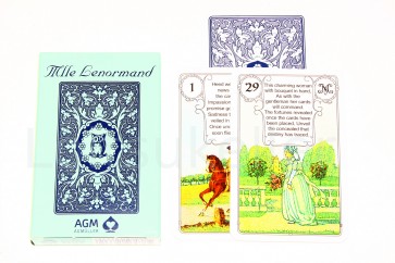 "Mlle Lenormand Blue Owl Fortune Telling Cards" ennustuskaardid