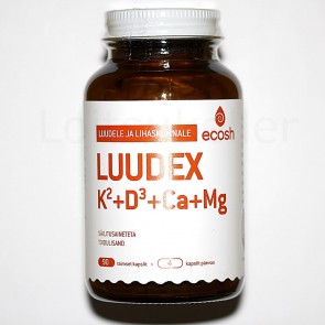Luudex kapslid [Ca+Mg+K2+D3] 90 tk