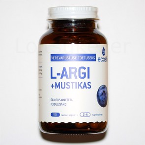 L- arginiin+mustikas kapslid