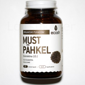 Musta pähkli ekstrakti kapslid 90 tk