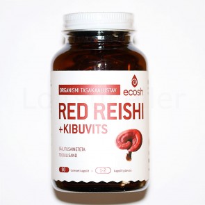 Red Reishi + kibuvits kapslid (Ganoderma)
