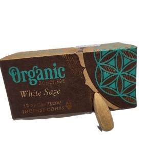 Valge salvei lõhnakoonus "Backflow" mahe (viiruk) / White sage organic
